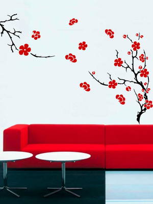 ALLURE 97 cm Shakur A Tree Self Adhesive Sticker(Pack of 1)