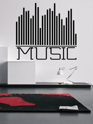 ALLURE 60 cm Music Self Adhesive Sticker(Pack of 1)