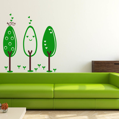 Trends on WALL 60 cm Cute Tree Ever Self Adhesive Sticker(Pack of 1)