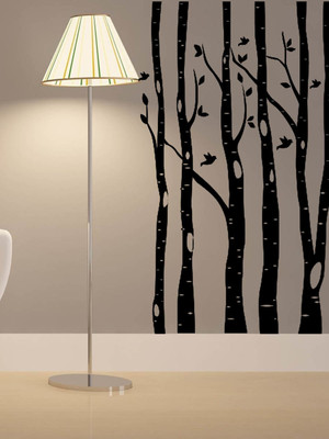 ALLURE 275 cm Tree brid Self Adhesive Sticker(Pack of 1)