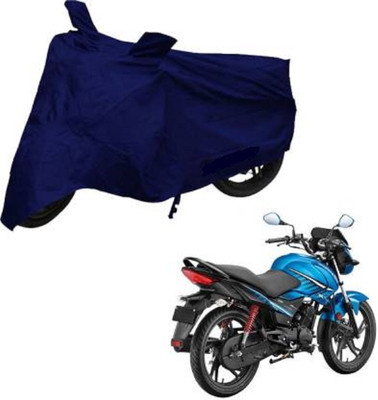 AutoRash Two Wheeler Cover for Hero(Glamour FI, Blue)