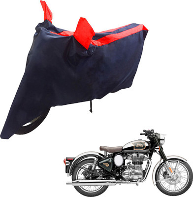 UrbanLifesylers Two Wheeler Cover for Royal Enfield(Classic Chrome, Blue, Red)