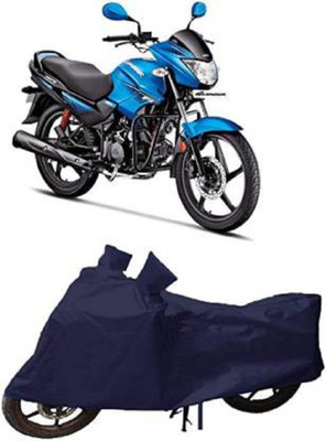 AutoRash Two Wheeler Cover for Hero(Glamour, Blue)