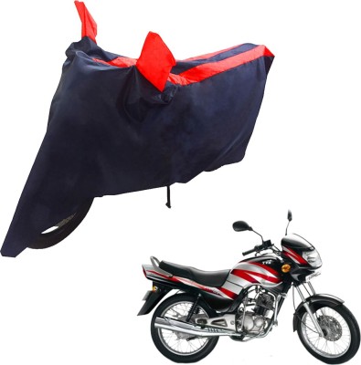 UrbanLifesylers Two Wheeler Cover for TVS(Victor GLX, Blue, Red)