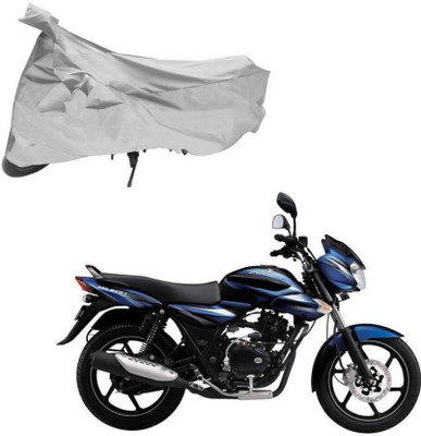 Gargi Traders Waterproof Two Wheeler Cover for Bajaj(Discover 125 DTS-i, Silver)