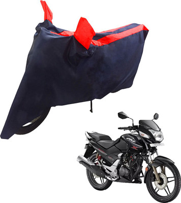 UrbanLifesylers Two Wheeler Cover for Hero(CBZ Extreme, Blue, Red)