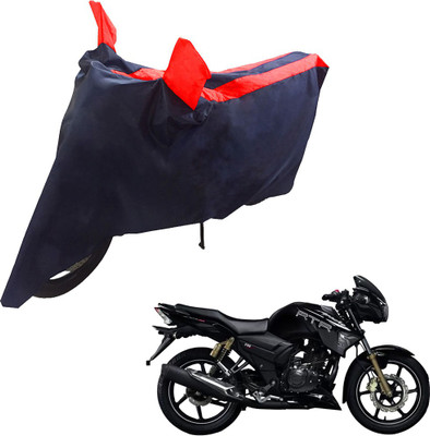 UrbanLifesylers Two Wheeler Cover for TVS(Apache RTR 180, Blue, Red)