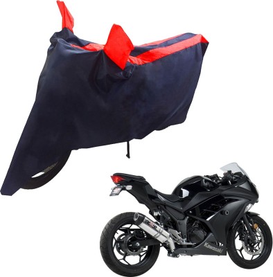 UrbanLifesylers Two Wheeler Cover for Kawasaki(Ninja 300, Blue, Red)