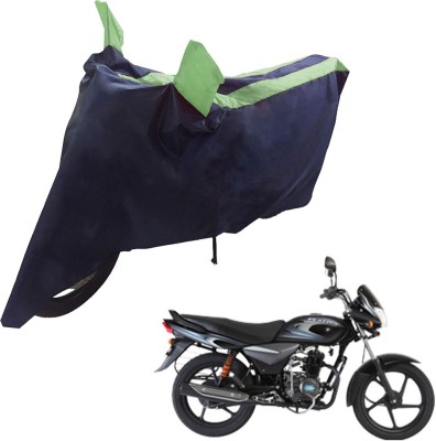 UrbanLifesylers Two Wheeler Cover for Bajaj(Platina 100 DTS-i, Blue, Green)