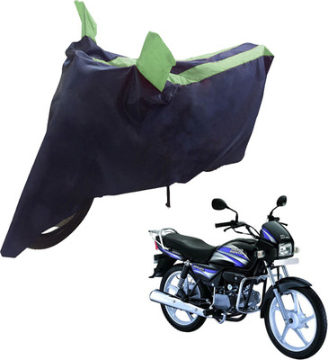 UrbanLifesylers Two Wheeler Cover for Hero(Splendor, Blue, Green)