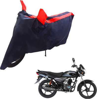 UrbanLifesylers Two Wheeler Cover for Bajaj(Platina 100 DTS-i, Blue, Red)