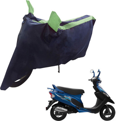 UrbanLifesylers Two Wheeler Cover for TVS(Scooty Pep+, Blue, Green)