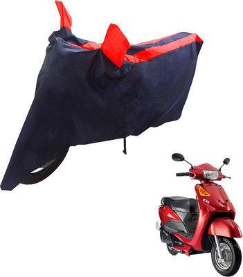 UrbanLifesylers Two Wheeler Cover for Indus(Yo EXL, Blue, Red)