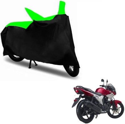 RONISH Two Wheeler Cover for Yamaha(SZ X, Black, Green)