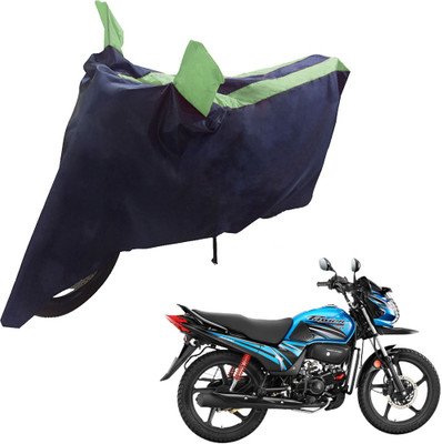 UrbanLifesylers Two Wheeler Cover for Hero(Passion Pro TR, Blue, Green)
