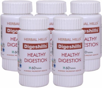 Herbal Hills Digeshills 60 Tablets - Pack of 5(Pack of 5)