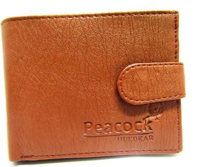 Mundkar Men Tan Artificial Leather Wallet(5 Card Slots)