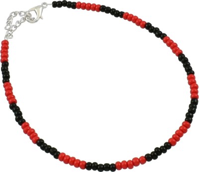 HIGH TRENDZ Traditional Czech Multicolor Seed Beads Anklet Alloy Anklet