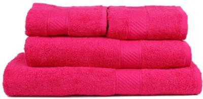 Shreejee Cotton 300 GSM Bath, Beach, Sport, Hair, Hand, Face Towel Set(Pack of 4)