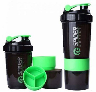 KitchenFest 500 ml Plastic Shaker(Pack of 2, Multicolor)