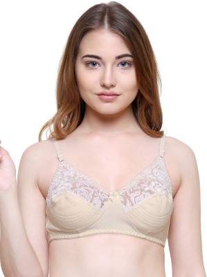 COLLEGE GIRL Bridal Women Full Coverage Non Padded Bra(White, Beige)