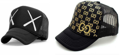 Alcove Printed Sports/Regular Cap Cap(Pack of 2)