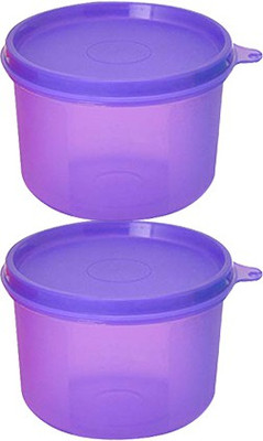 SVVM Plastic Grocery Container  - 500 ml(Pack of 2, Purple)