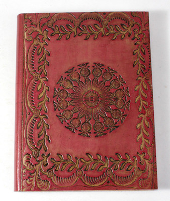 Camlon Exports Leather Notebook Regular Planner/Organizer Unruled 144 Pages(Pink)