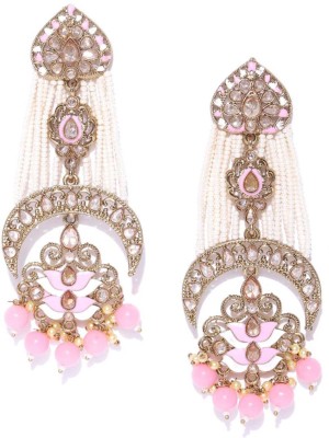 Priyaasi EAR--PR--50135 Pearl Alloy Drops & Danglers