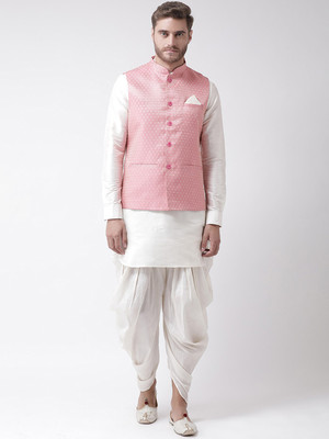 DEYANN Men Kurta Patiala Ethnic Jacket Set