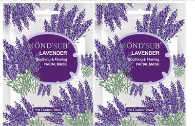 MOND'SUB Soothing & Firming Facial Mask Sheet(Pack of 2)(40 ml)