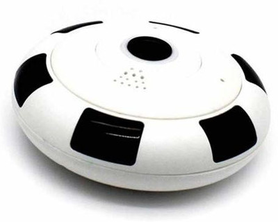 Wifton Fish Eye Round Wireless 360 Panoramic WiFi IP Camera with Infrared Night Vision Security Camera(1 Channel)