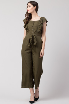 SLENOR Solid Women Jumpsuit