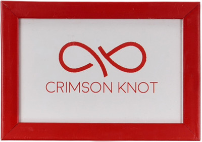 Crimson Knot Wood Table Photo Frame(Red, 1 Photo(s), 4 x 6 in)