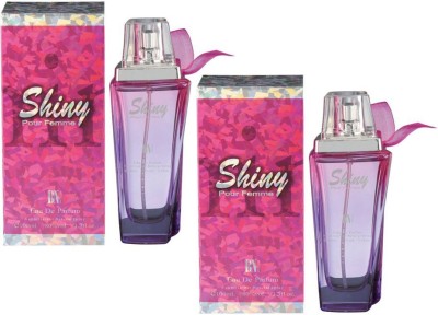 BN PARFUMS SHINY WOMEN Original Perfume Pack of 2 Eau de Parfum  -  100 ml(For Women)