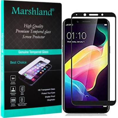 MARSHLAND Tempered Glass Guard for OPPO Realme 1, 6D 9H Black(Pack of 1)