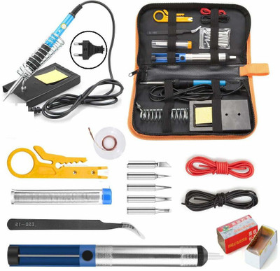 Corslet Soldering Iron Kit with Adjustable Temperature 60 W Temperature Controlled(Round Tip)