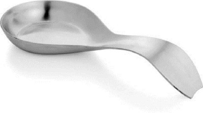 upalabdh Stainless Steel Single Spoon Rest Spoon Holder Stainless Steel Table Spoon(Pack of 1)