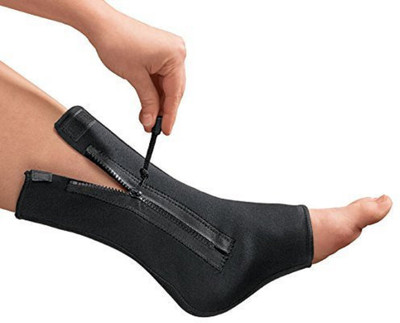 SEAHAVEN Men & Women Ankle Length support Foot Support(Black)