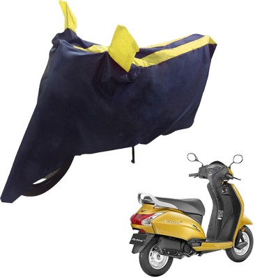 UrbanLifesylers Two Wheeler Cover for Honda(Activa 5G, Blue, Yellow)