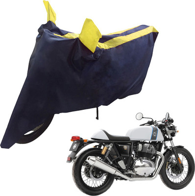 UrbanLifesylers Two Wheeler Cover for Royal Enfield(Continental GT, Blue, Yellow)