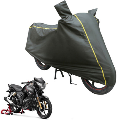Fit Fly Waterproof Two Wheeler Cover for TVS(Apache RTR 180, Green)