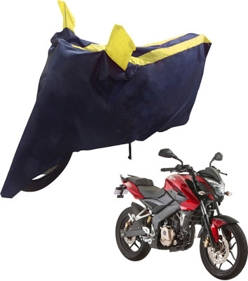 UrbanLifesylers Two Wheeler Cover for Bajaj(Pulsar 150 DTS-i, Blue, Yellow)