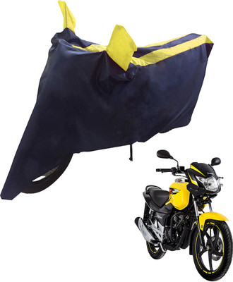 UrbanLifesylers Two Wheeler Cover for Suzuki(GS 150R, Blue, Yellow)