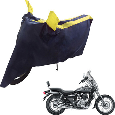 UrbanLifesylers Two Wheeler Cover for Bajaj(Avenger 220 DTS-i, Blue, Yellow)