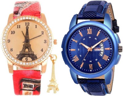 Standard Choice New Model Stylish Design Day And Date Analog Watch  - For Men & Women
