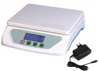 NIBBIN TS500 Compact Scale With Backlight TS-500v 30 kg with Adaptor Digital Multi-Purpose Kitchen Weighing Scale (TS500) Weighing Scale(White)