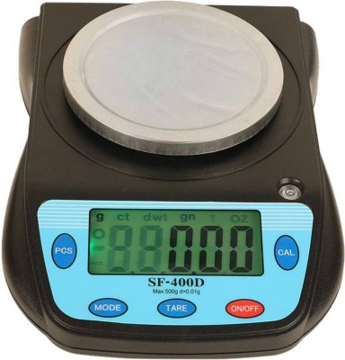 NIVAYO High Quality 500gm Jewellery WiTh Adapter JIVO-95FD-5G Weighing Scale (Black, Blue) Weighing Scale(BLACK,BLUE)