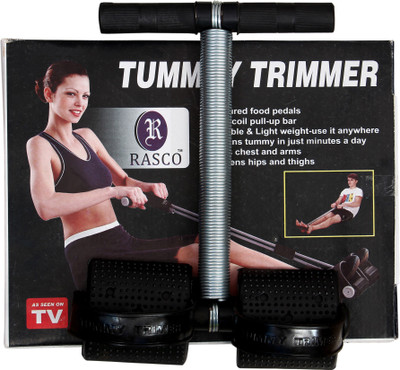 RASCO BLACK SINGLE SPRING TUMMY TRIMMER Ab Exerciser(Black)