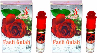 Almas FASLI GULAB UAE fascinating fragrance ( PACK OF 2 ) pocket Floral Attar(Rose)